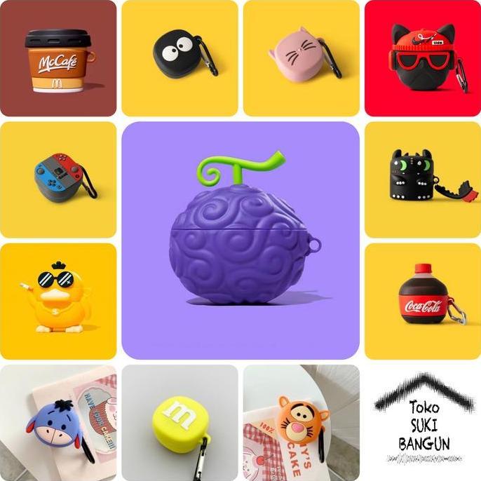 Case untuk Baseus Encok WM01 Rubber Silicone CUTE CARTOON Cover WM-003