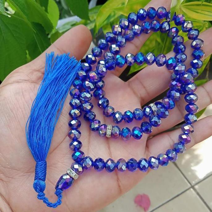Tasbih batu Crystal Ceko Asli/99 pcs