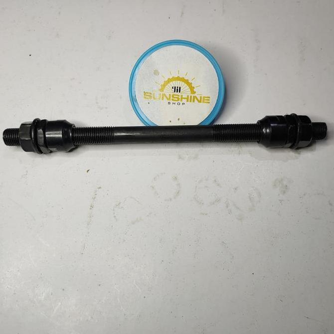 As Hub Bos Roda Belakang Single Speed 165mm x 9.3mm Sepeda Anak Onthel BMX POLO Black