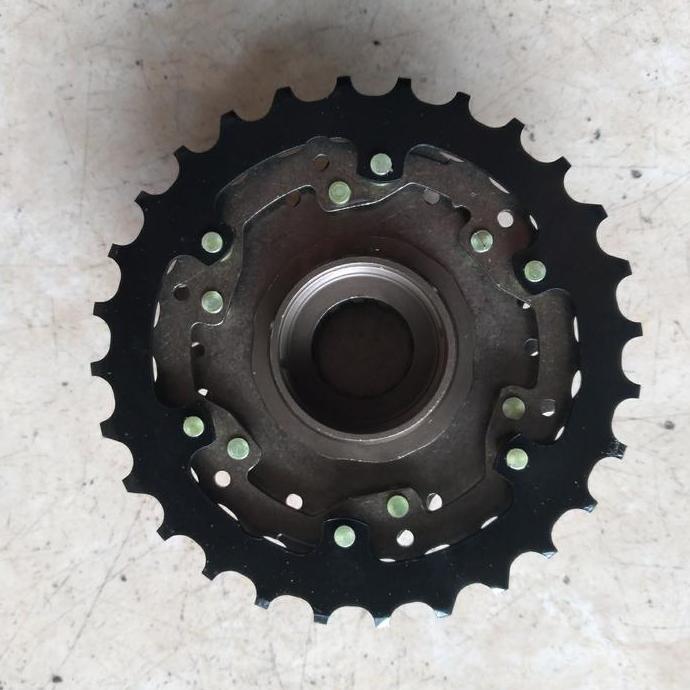 freewheel sprocket shimano original 7sp 7speed 7 speed TZ500 14-28T ulir drat