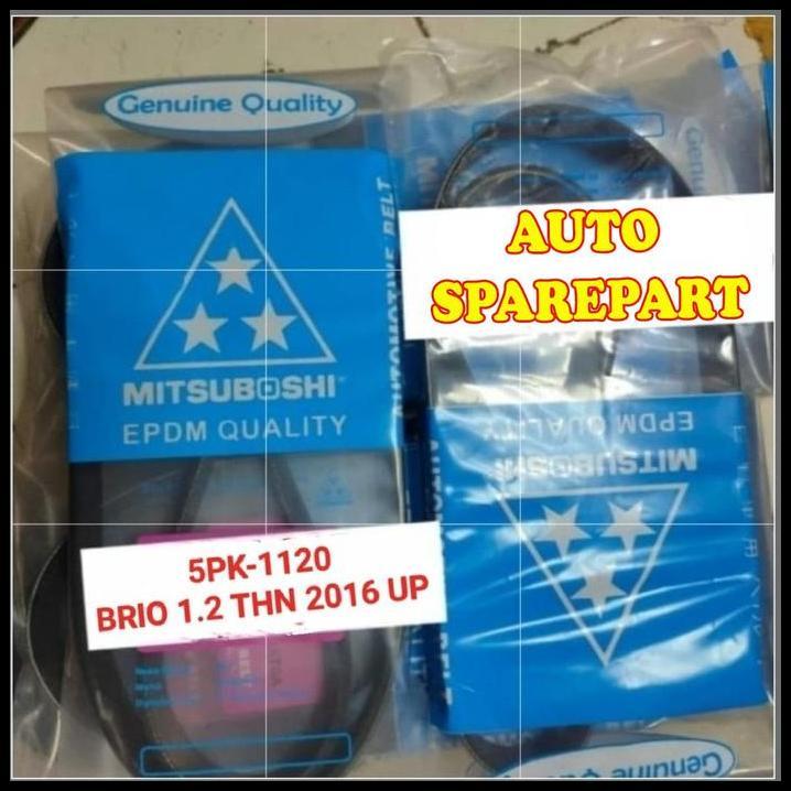 TERLARIS FAN VAN V BELT TALI KIPAS 5PK1120 BRIO 1.2CC 2016 UP 5PK-1120 