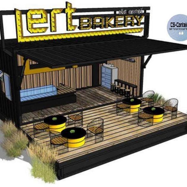 Terlaris Booth Kontainer Cafe Custom Design #228