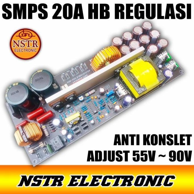 Allthebest smps 20A hallbridge anti konslet out bisa set 65v 75v 90v