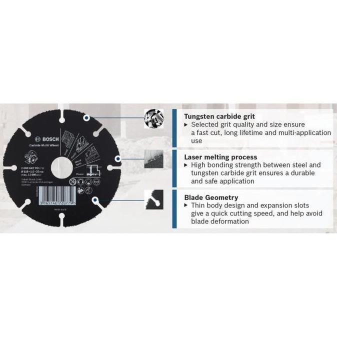 Allthebest BOSCH Cakram Carbide Multi Wheel Cutting Disc
