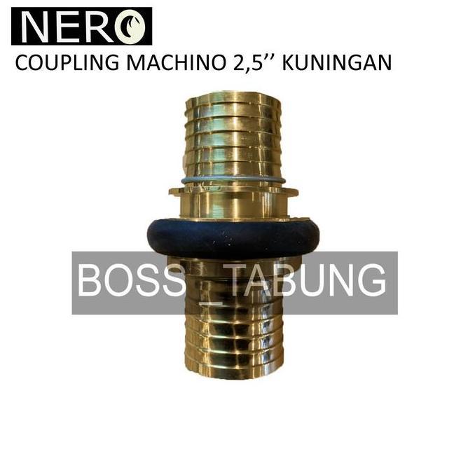 COUPLING MACHINO 2,5'' KUNINGAN MURAH | NERO