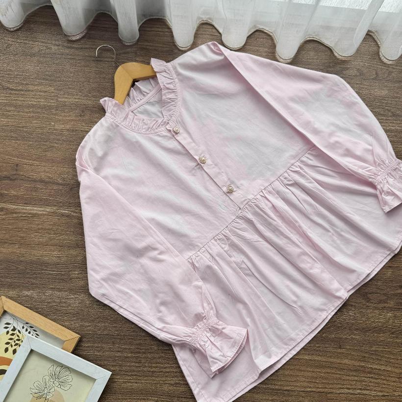 NEW Savanna blouse wanita | blouse poplin | atasan wanita kancing gold