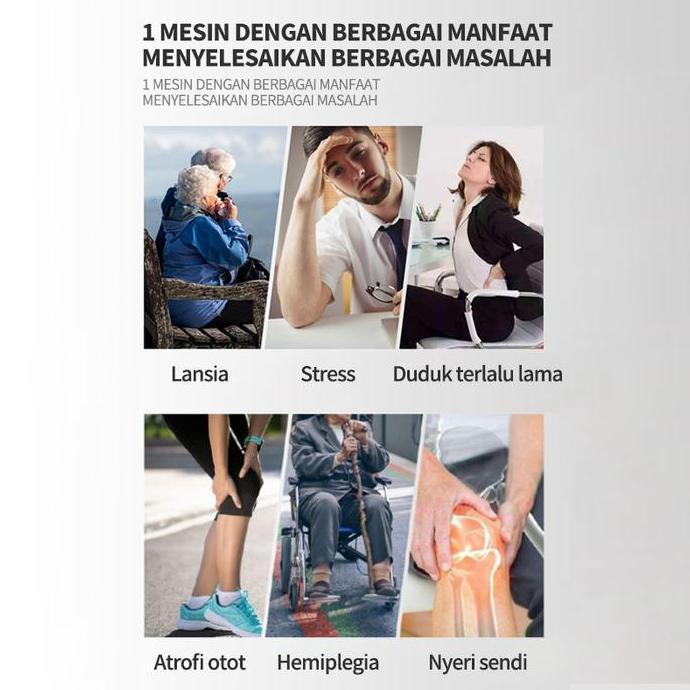 Sepeda Statis Terapi Portable Untuk Terapi Kaki Tangan Stroke