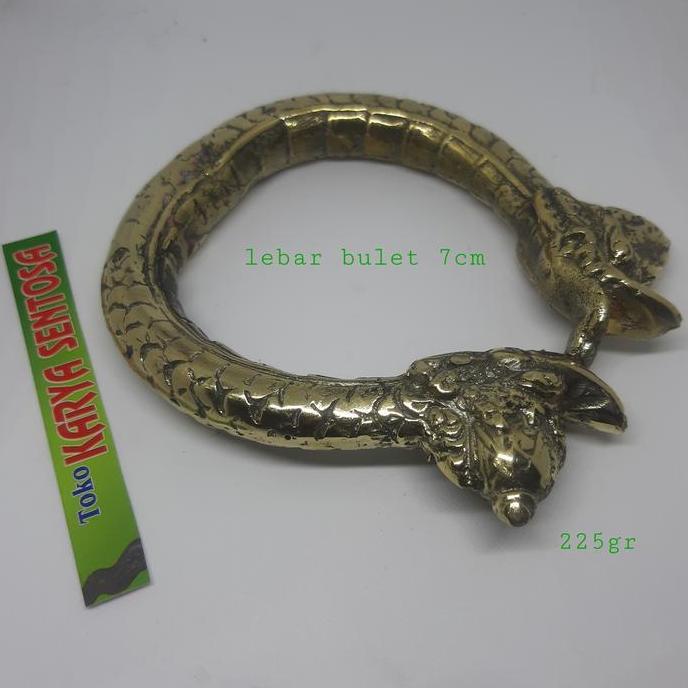 Ready Barang Antik Gelang Nogo Temanten kuningan Besar Istmewa murah