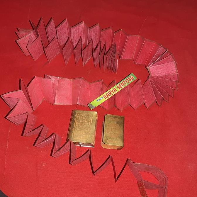 Barang Antik Stambul Tinta Mas 2mtr Kotak Warna Kuning