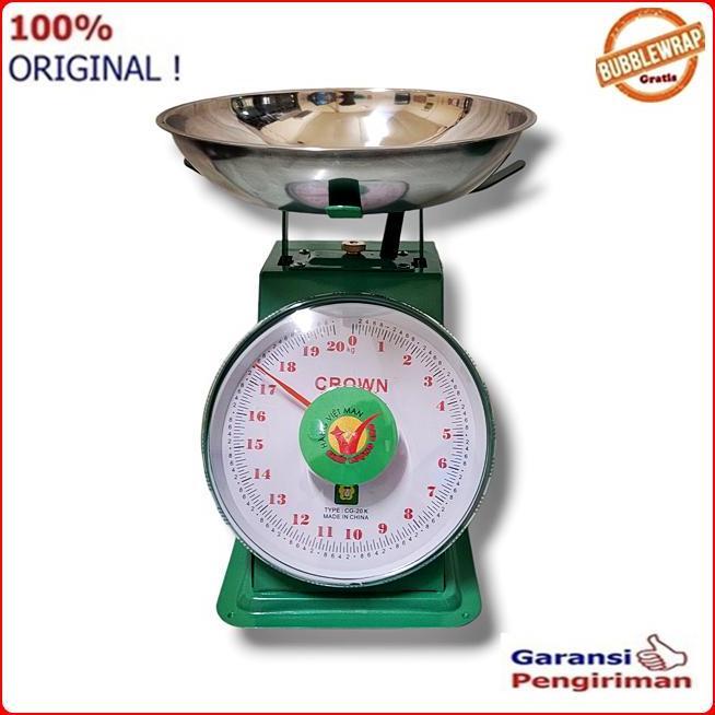 Timbangan Duduk Timbangan Buah 20 Kg Crown