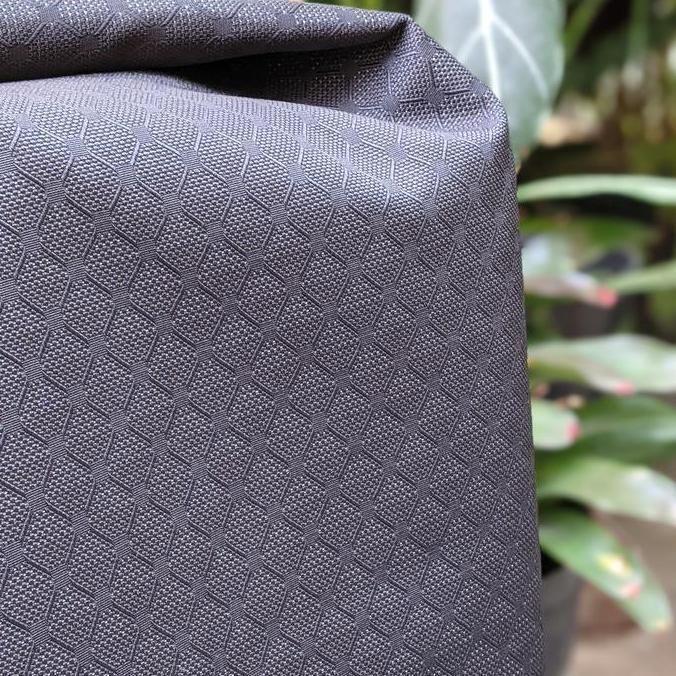 Kain Hitam jok mobil kotak kotak bisa untuk kombinasi bahan yang lain
