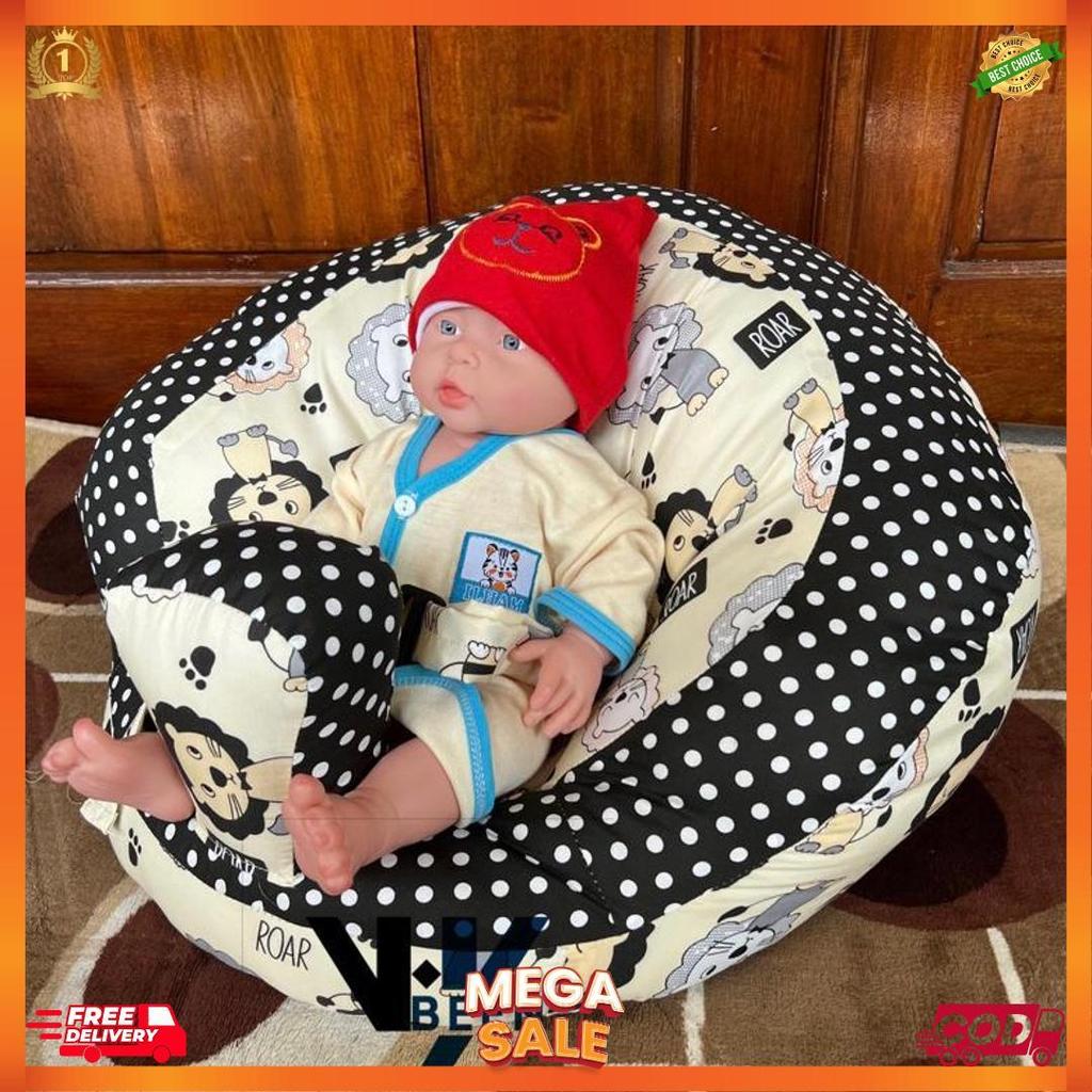 Premium Sofa Bayi Belajar Duduk | Kursi Duduk Bayi | Tempat Duduk Bayi | Di Lengkapi Sabuk Dan Banta