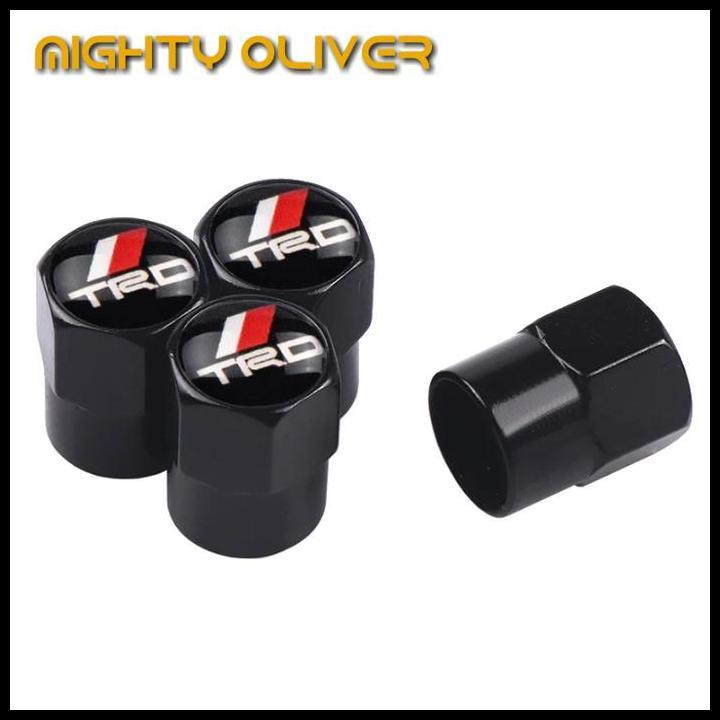 GRATIS ONGKIR TUTUP PENTIL BAN LOGO TRD FORTUNER YARIS AGYA CALYA ALTIS SIENTA CHR 