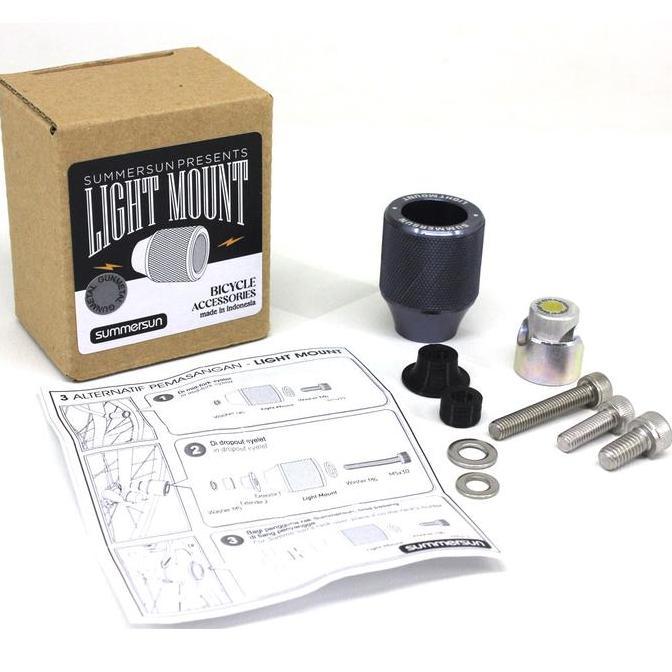 Summersun Light Mount or Pegangan Bracket Lampu Sepeda Lamp Holder