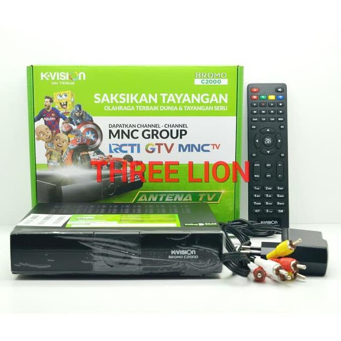 RECEIVER KVISION C2000 BROMO GRATIS PAKET JUARA THANKYOU & HAPPY SHOPPING :)