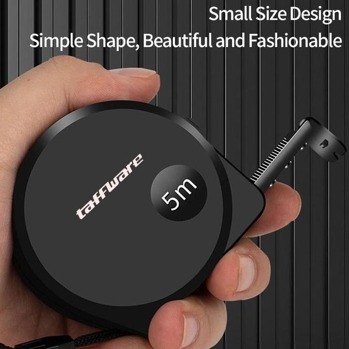 Foxc- Taffware Meteran Roll 3 5 10 Meter Carbon Steel High Precision Locking System Measuring Tape -