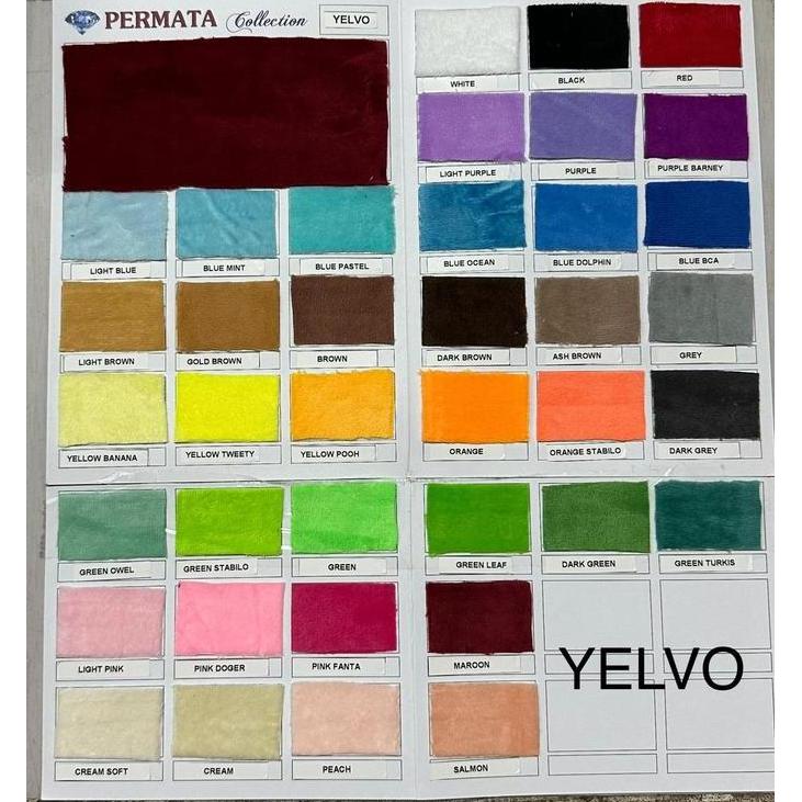 Kapanpun- Kain Yelvo Kain  Boneka Lembut Dan Halus  Kain Multifungis Ukuran 100 Cm  X 160 Cm