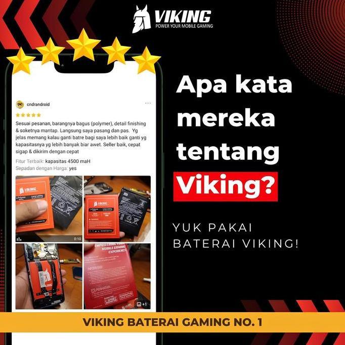 Nickboy- Viking Baterai Xiaomi Mi A2 - Mi 6X Bn36 Double Power