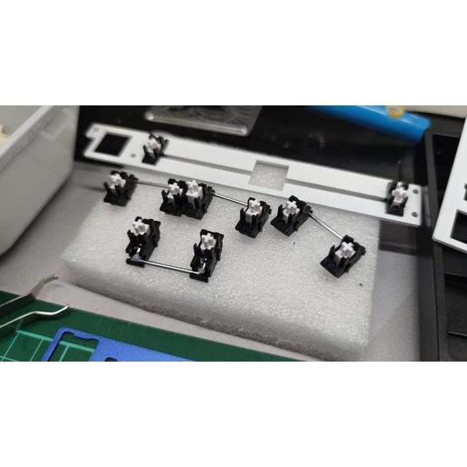 Gasajaa- Mod Stabilizer Mechanical Keyboard - Lube Install Dan Case Foam