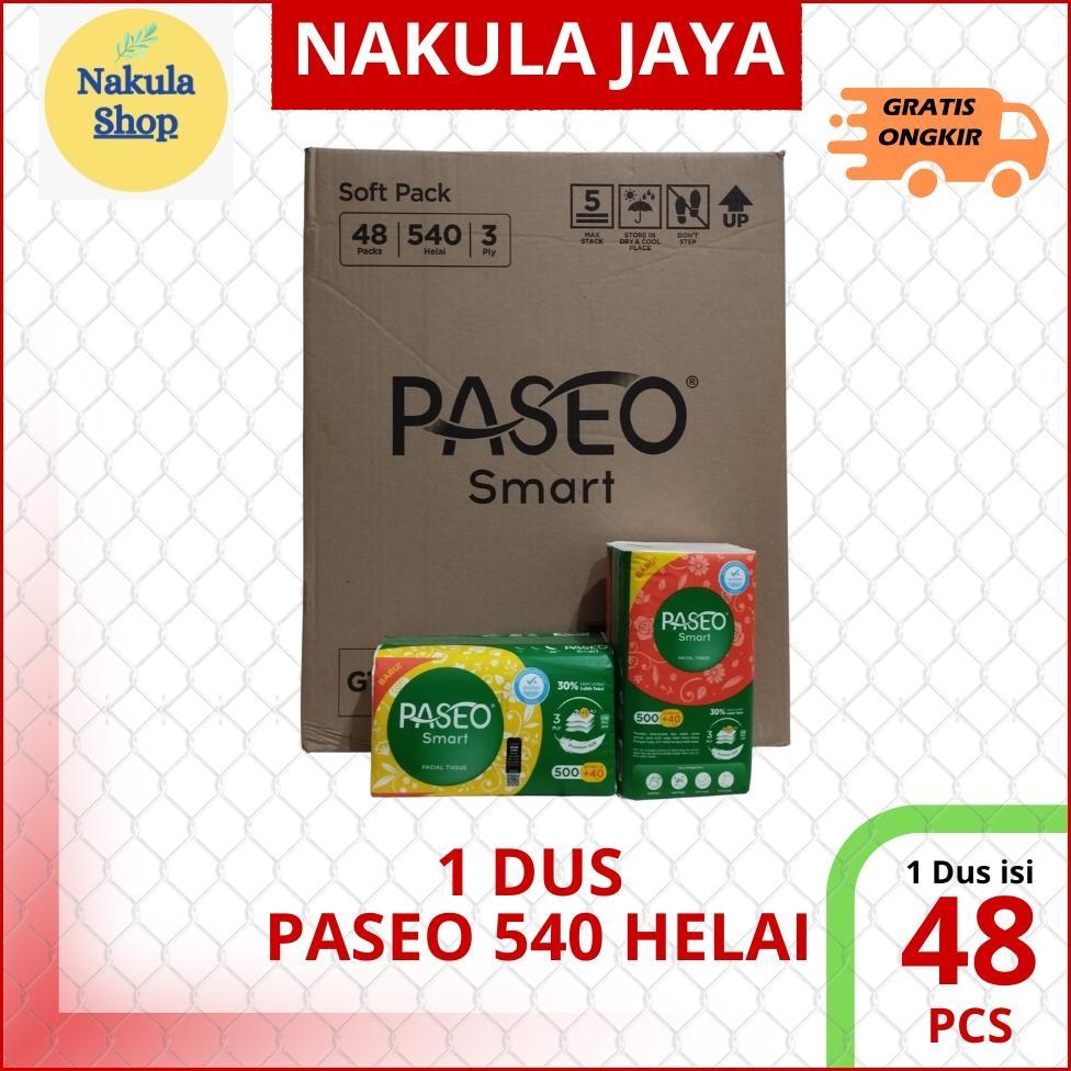 [RDY] Grosir 1 Dus Tissue Tisu Paseo Smart Facial 540s Murah Isi 48 Pack