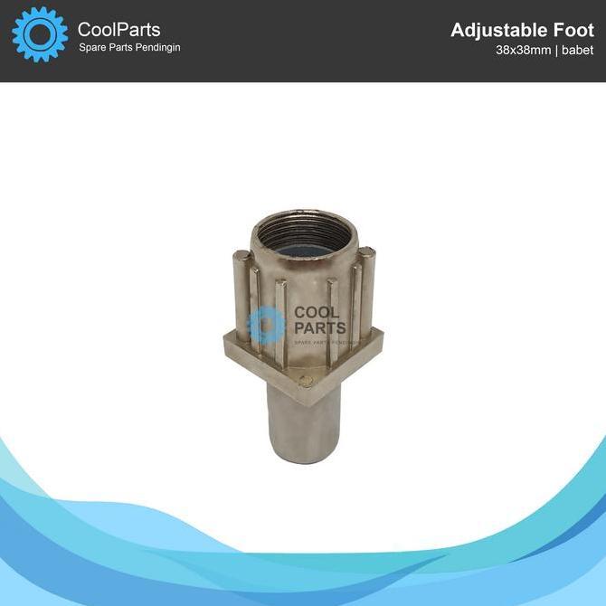 * ADJUSTABLE FOOT KOTAK /ADJUSTER FOOT 38X38/KAKI MEJA HOLLOW //