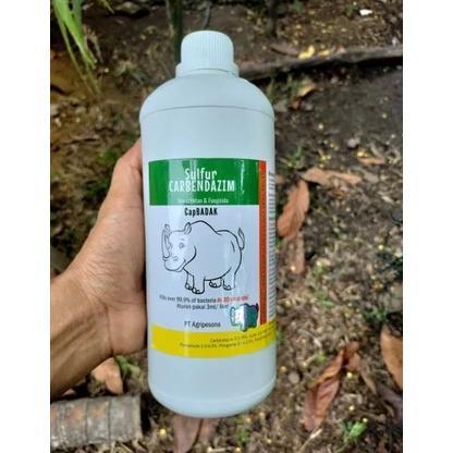 [RDY] Desinfektan Cap Badak 1 Liter / Sulfur Carbendazim / Fungisida / Anti Jamur / Pertanian Petern