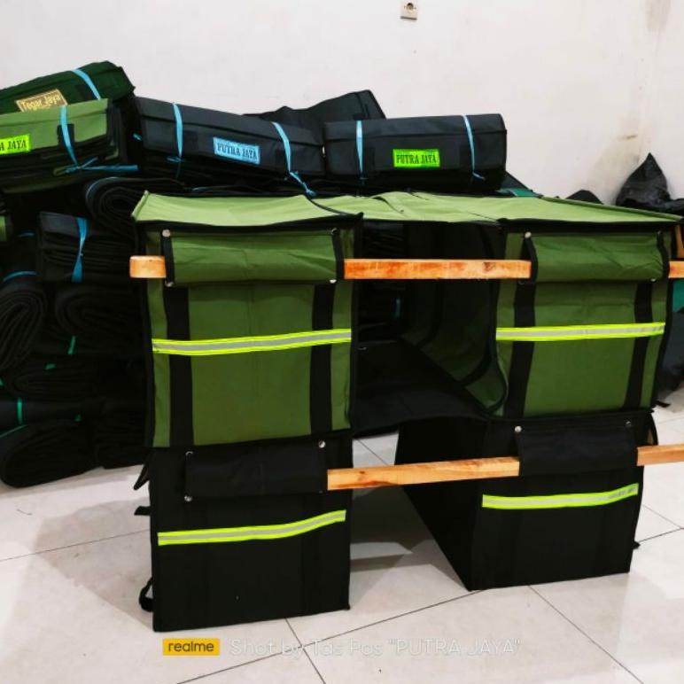 wajib punya tas pos putra jaya/tas kurir putra jaya/srandul/obrok jumbo/tas kurir/tas rengkek motor/