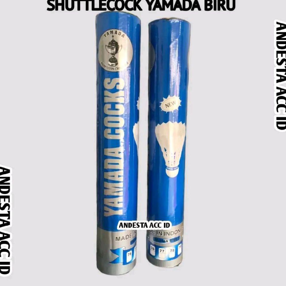 garansi ( isi 6 ) kok bulutangkis kok badminton yamada biru