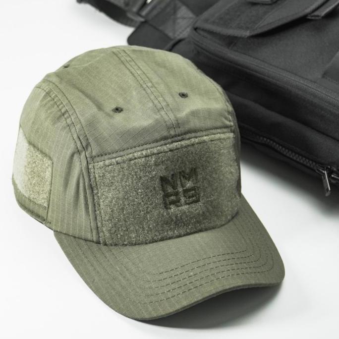 DA26 - Numerus Five panel tactical cap / Topi pria / NMRS Outdoor headwear - Olive green