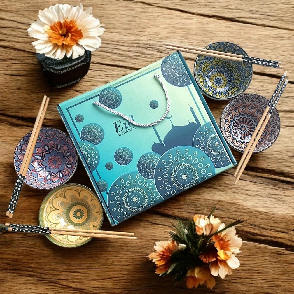 DISKON HAMPERS LEBARAN IDUL FITRI MANGKOK SET / MANGKOK SET IDUL FITRI PREMIUM / HAMPERS CANTIK MANG