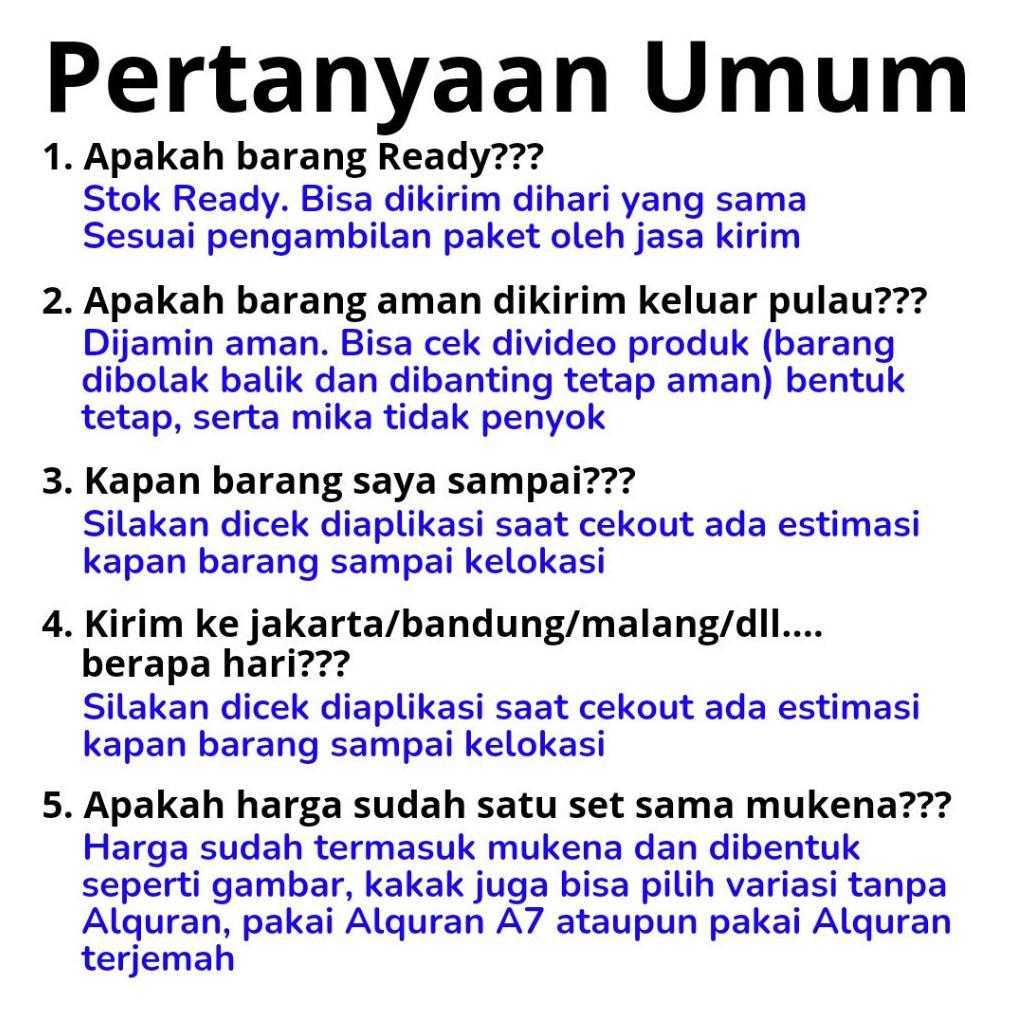 BEST SELLER ALAT SHOLAT SESERAHAN PERNIKAHAN/ ALAT SHOLAT SESERAHAN/ MAHAR SEPERANGKAT ALAT SHOLAT P