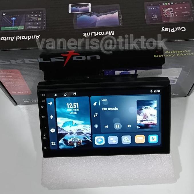 DAXSTORE [RAM 2GB/ROM 32GB] Head Unit Android Skeleton 7 Inch