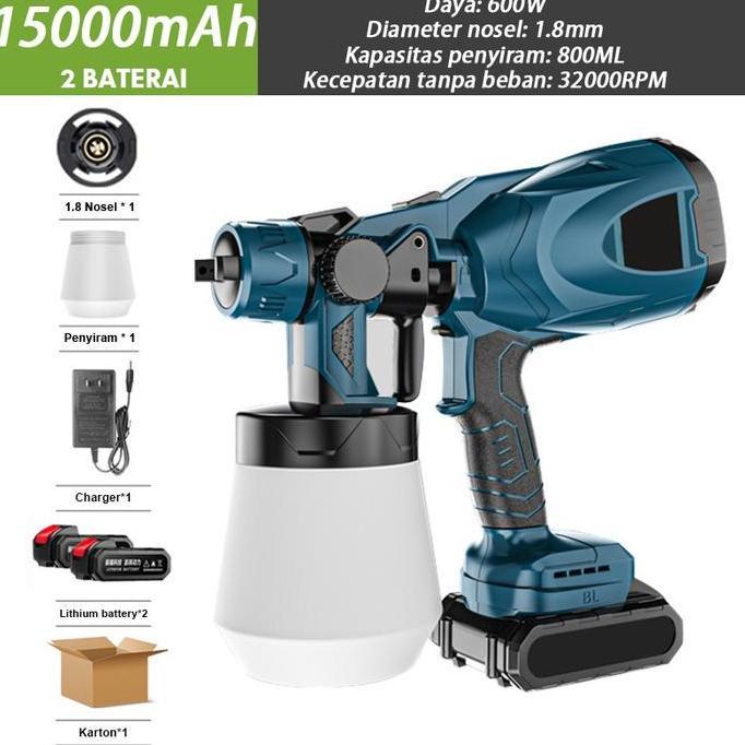 PILOPY Semprot listrik Alat/semprot cat yang dapat diisi ulang Alat/Mesin Semprot Cat Elektrik Nirka