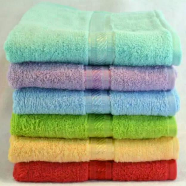 GROSIR (ISI 12 PCS) Handuk Merah Putih Sport 30x70 Grade A Paling