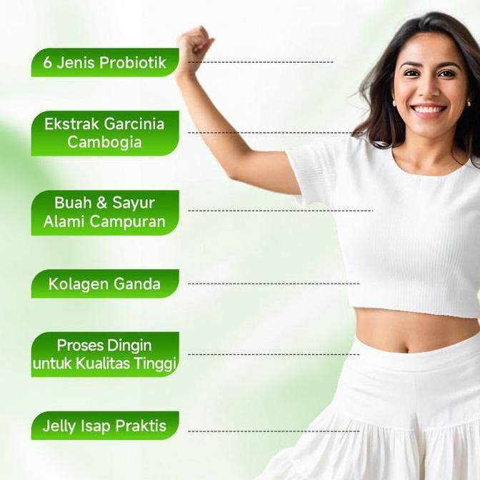 [Sampel eksklusif ]Dyesoo S STICK Jeli Rasa Apel Hijau 1 BOX [5PCS] - Bersertifikat HALAL Indonesia,