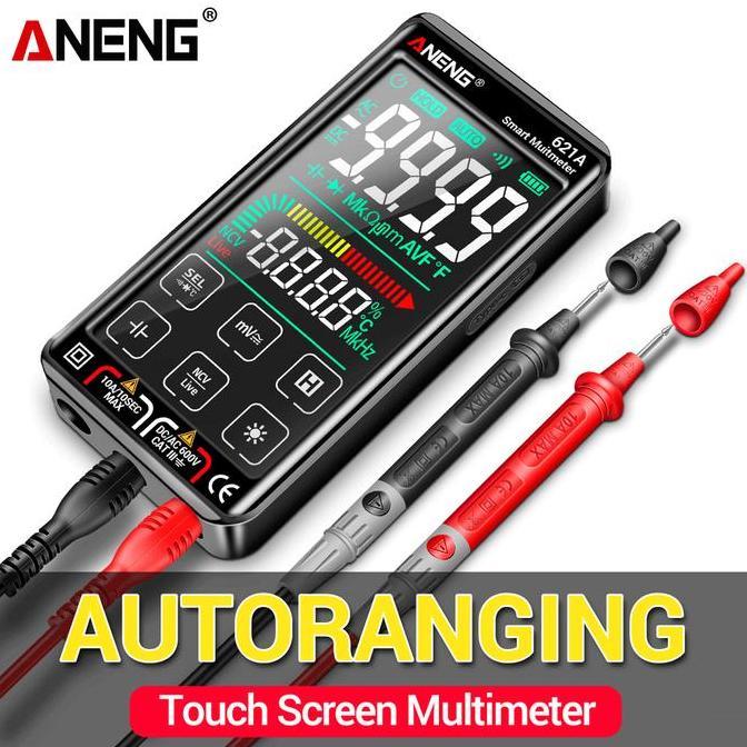Aneng 621A Multimeter Dital Smart Touch Screen Watch mA Current Ori