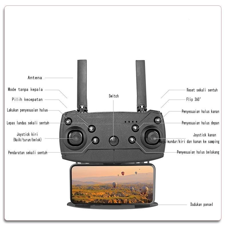 Smart Drone 4K Hd Camera Shoot Original Indoor Outdoor Drone Mini Rc 4K Hd Camera