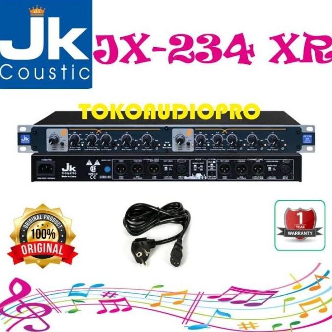 Jk Coustic Jx234 Jx-234Xr Crossover Aktif Mixer Diskon