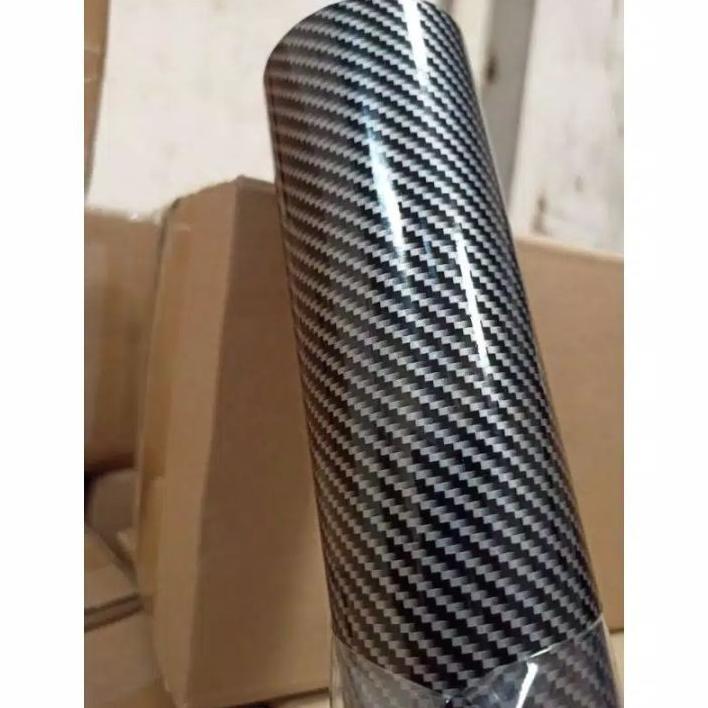 FLASH SALE STICKER KARBON 2D 3D-STICKER SKOTLET KARBON GLOSSY/DOFF VARIASI MOTOR TAHAN PANAS