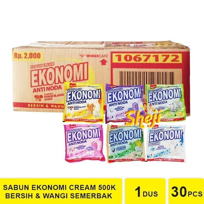 1 DUS ISI 30 PCS SABUN COLEK EKONOMI 500K / SABUN CREAM EKONOMI 500K