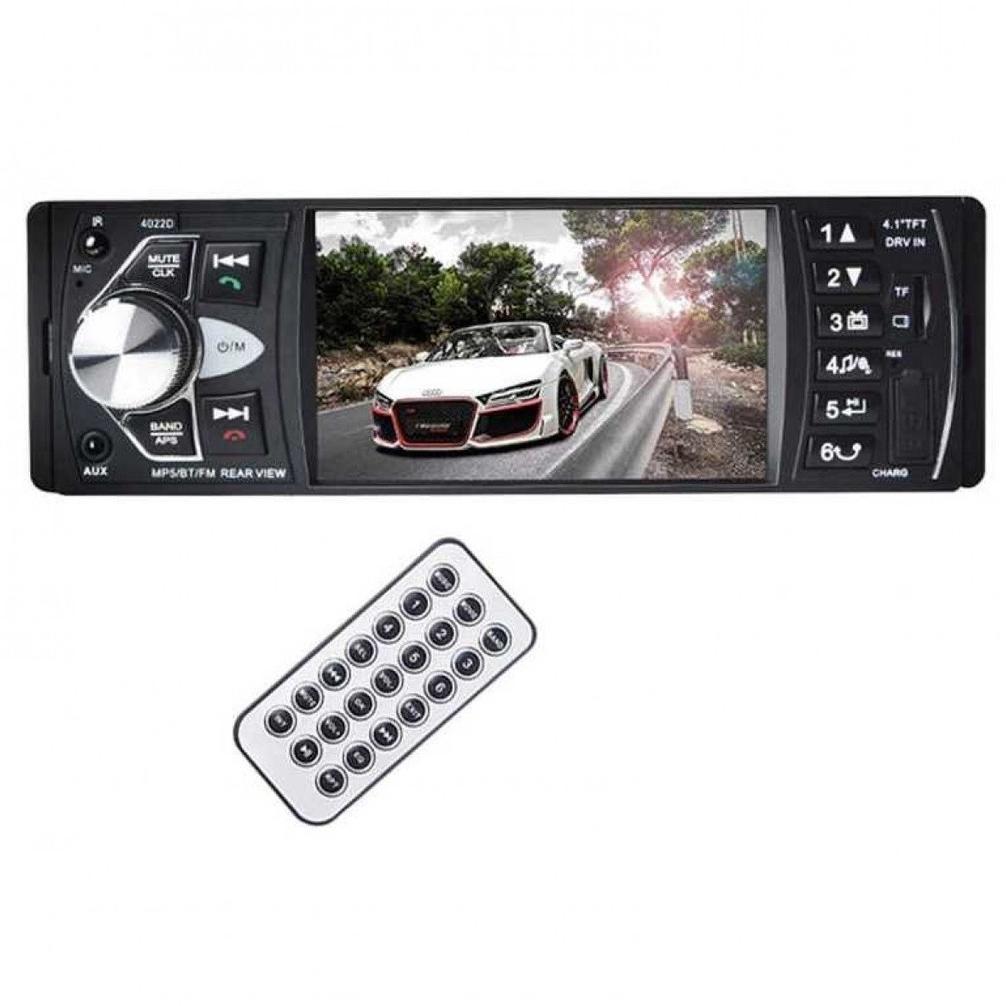 <Cod>Single Din 4022D Lcd 4.1 Inch Monitor Tape Audio Tape Mobil Bluetooth Mp5 Parkir Monitor Tape A