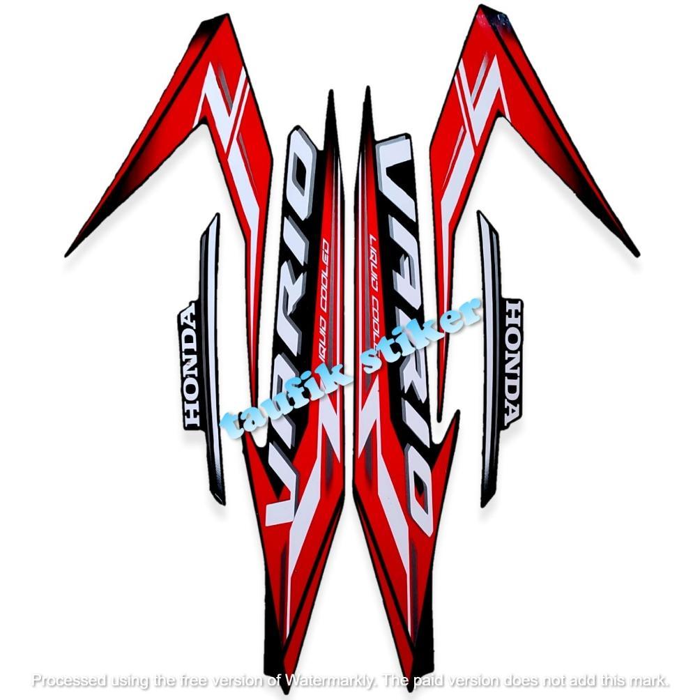 ORIGINAL SRIPING LIS BODY MOTOR HONDA VARIO 125 FI 2024 NEW SEPASANG STANDAR FULL SET