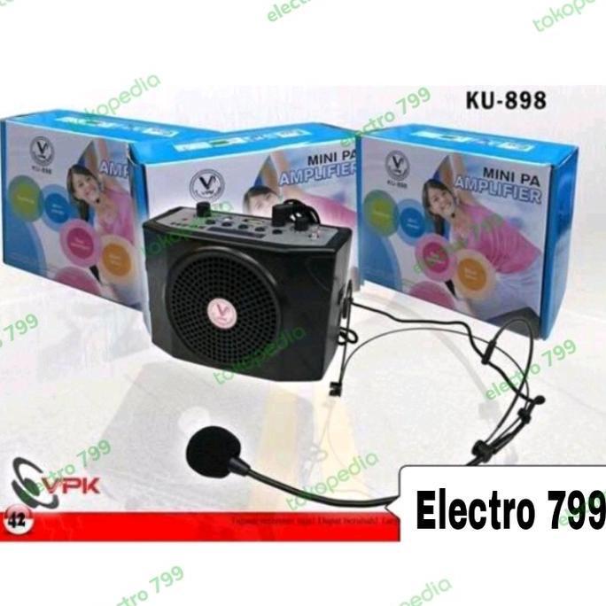 Teaching Mic Vpk Ku-898 Speaker Pinggang Waistband Vpk Ku-898 Original Terbaru