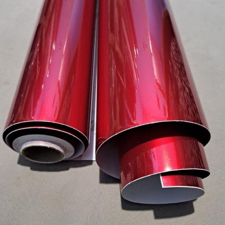 EXCLUSIVE SKOTLET MERAH TUA METALIK STIKER SCOTLET DARK RED CANDY METALIC SCOTLITE MERAH DOFF UNTUK 