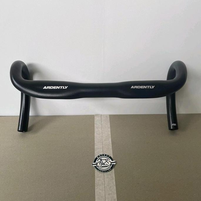 Promo dropbar stang sepeda fixie roadbike ARDENTLY pipih alloy 31.8 oversize 38cm / 40cm / 42cm blac