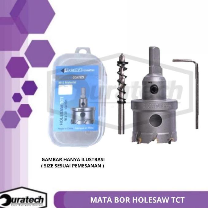 Mata bor holesaw TCT 20mm / Mata bor plong metal besi Benz Werkz