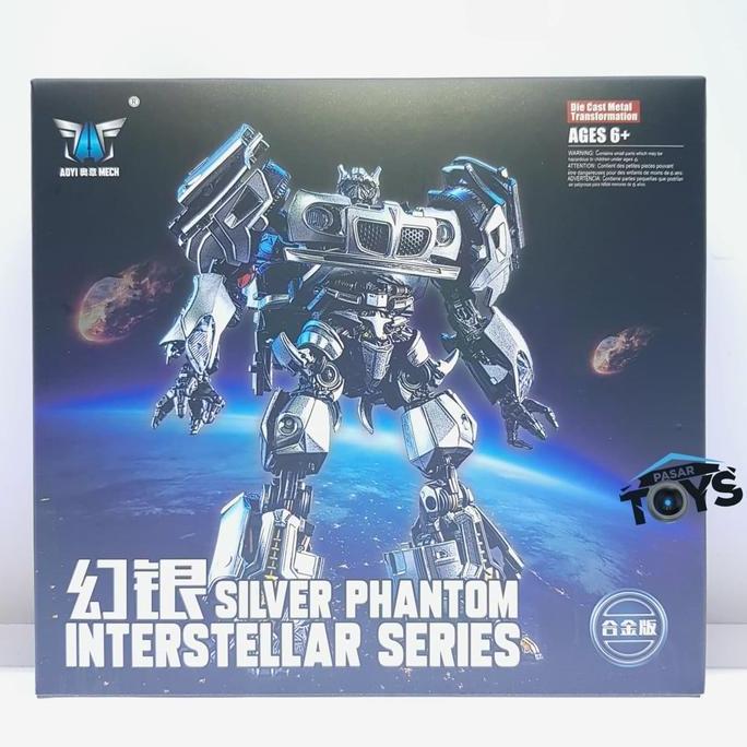 LS-18 Silver Phantom BMB AOYI LS18 aka MPM-09 Jazz KO Transformers