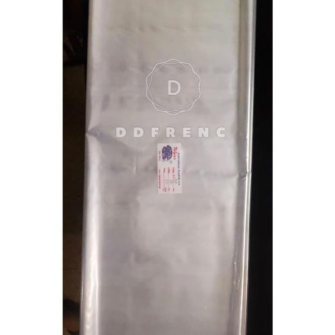 VIRALL PLASTIK PP ROLL 60 X 50 M TEBAL 50 MIKRON TRANSPARAN PLASTIK LAUNDRY //