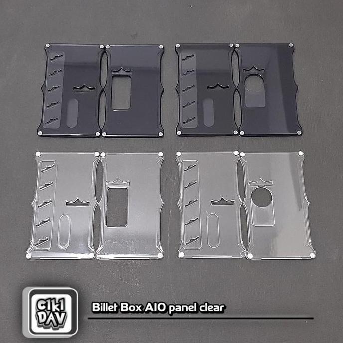 BEBAS ONGKIR - Billet Box panel door clear PCTG