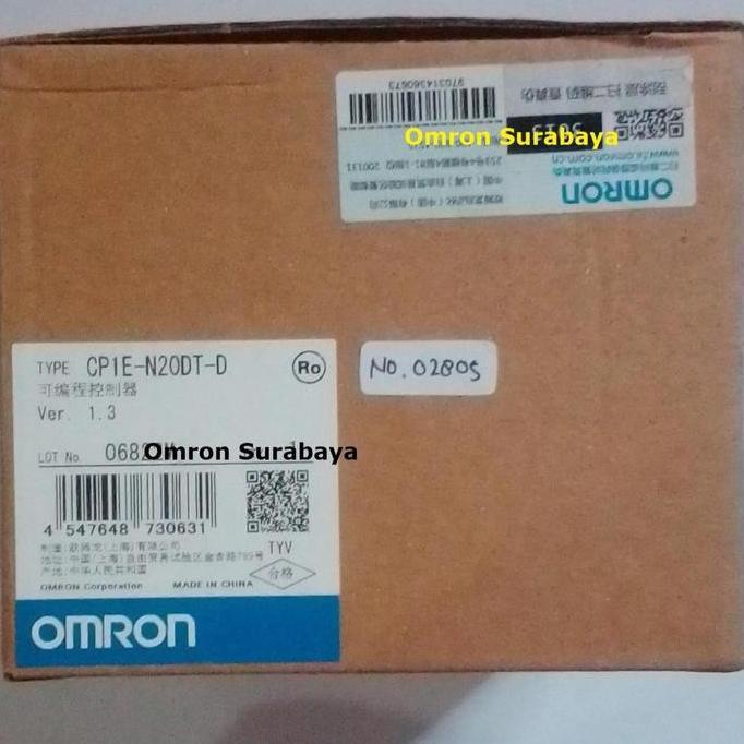 Promo CP1E-N20DT-D PLC OMRON CP1E-N20DT-D Diskon